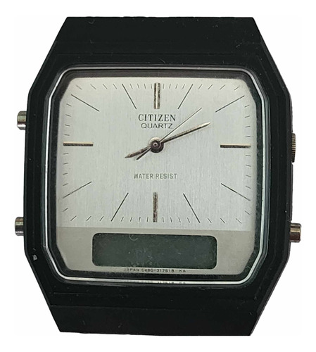 Reloj Pulsera Citizen C480-313810 Año 1983, Nuevo Retro