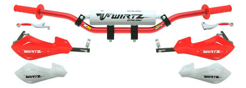 Manubrio Wirtz® X6 Cubremanos Shock Metal Tornado Xr150