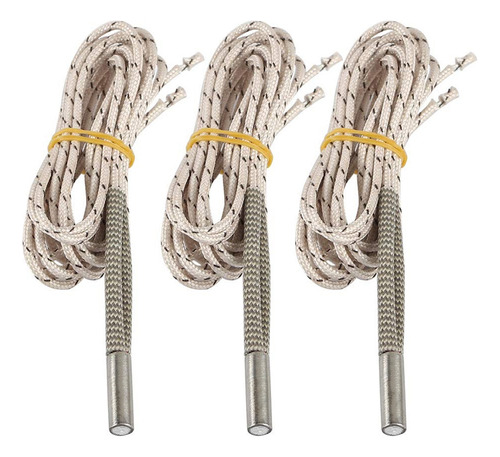 Cable Calefactor De Cartucho De Cerámica Mejorado, 3 Unidade