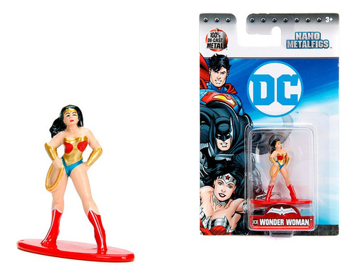 Mujer Maravilla Nano Metalfigs Colección Dc Comics