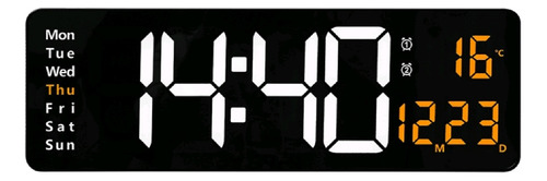 Reloj De Pared Digital Jh6636 Cronometro, Timer Y Alarma 