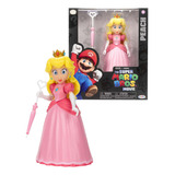 The Super Mario Bros Movie Figura Princesa Peach 5 Pulgadas