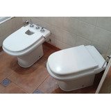 Inodoro Y Bidet Con Tapas Roca Dama (no Incluye Canillas)