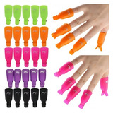 Pack 10 Pinza Manicure Quita Esmalte Permanente Uña Acrílica