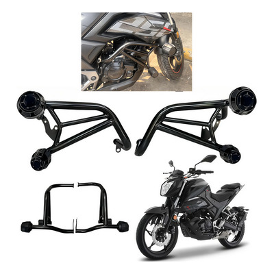 Defensa Slider Jaula Moto Italika 250z Negra Acero 20-25 | Envío gratis
