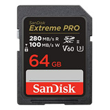 Tarjeta De Memoria Sandisk Extreme Pro Sdxc De 64gb - C10, U