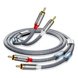 Cable Riksoin Rca Cable-2rca Macho A Cabina De Audio Estéreo