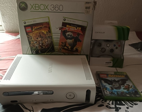 Consola Xbox 360 Fat (detalle) + Juego + Caja 