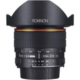 Lente Rokinon Ojo De Pez Fe8m-c 8mm F3.5 Para Canon