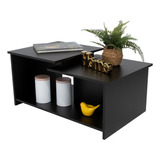 Mesa De Centro Wema Wengue Color Negro