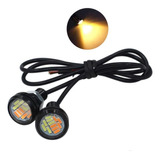 Luz De Ojo De Águila Bicolor Led - Luz Amarilla De Aluminio