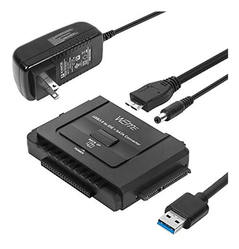 Adaptador Usb 3.0 A Sata Ide Con Convertidor De Disco Duro