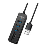 Exbom / Uh-r32 Hub Usb 3.0 5gbps Combo 5 Em 1 Com - Und