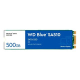 Disco Duro Ssd Wd Blue Sa510 500gb Sata M.2 2280 Wds500g3b0b