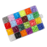 Broches De Presion Plasticos T5 / 12mm 240u 24colores