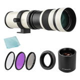 Lens Andoer Lens T5 Ring Para Supercámara Eos Telephoto Mf