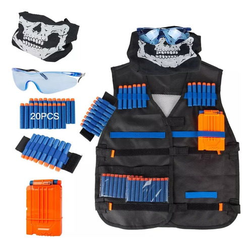 Kit De Chaleco Táctico Para Niños Para Nerf Guns N-strike El