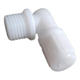 Conectores Acople Codo 1/4 Dispenser Filtros De Agua 25 Unid