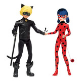 Figuras D Acción Ladybug Y Cat Noir Juguete Bandai México ;o