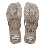 Havaianas Slim Square Mettalic Party Quadrada Original Nf