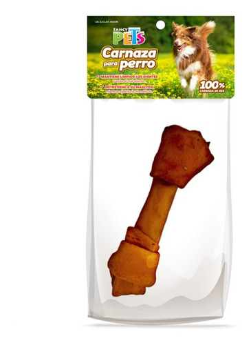 Hueso Carnaza Sabor Tocino Perro Mediano Fancy Pets 7-8