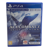 Jogo Mídia Física Ps4 - Ace Combat 7: Skies Unknown