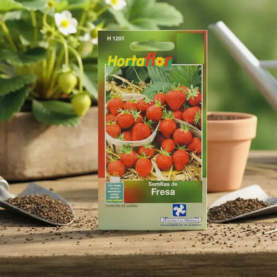 Semillas de fresa Hortaflor | MercadoLibre