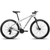 Mountain Bike Alfameq Makan Aro 29 17  24v Freios De Disco Mecânico Câmbios Index Cor Branco