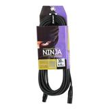 Cabo Microfone Santo Angelo Ninja Lw Xlrm X Xlrf 9,15 Metros