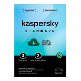 Kaspersky Standard 3 Disp 2 Años Antivirus Descargable