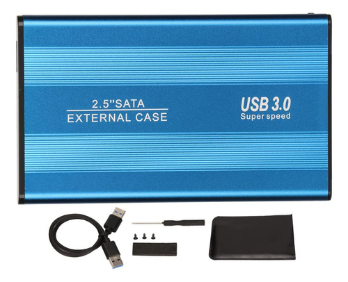 Case Carry Disk 3.0  2.5  Aluminio Sata Usb 5gbps Dn-k2507 