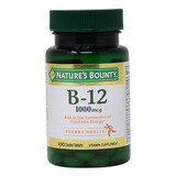 Natures Bounty Vitamina B12 Energia 1000 Mcg 100 Tabletas