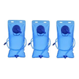 Pack X3 Bolsas Camelback Hidratación Azul 2 Lts