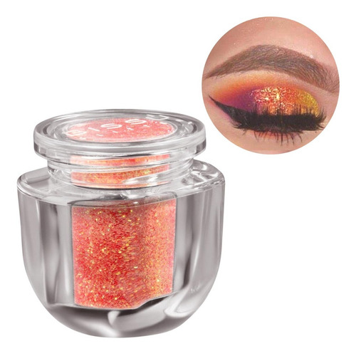 Bissu Glitter Para Rostro Cuerpo Uñas Cabello Coral 08 2.2g