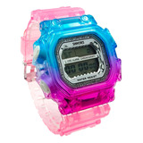 Reloj Pulsera Digital Impermeable Rosado Deportivo Dama