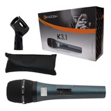 Microfone Vocal Dinâmico Com Fio K-3.1 -  Kadosh 