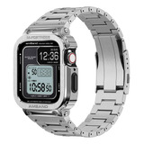 Malla Y Funda Para Iwatch 44mm Series Se2/se/6/5/4_metalica