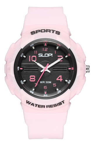 Reloj Slop Deportivo Rosa Sw2109laq4 De Plástico Para Niña