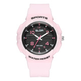 Reloj Slop Deportivo Rosa Sw2109laq4 De Plástico Para Niña