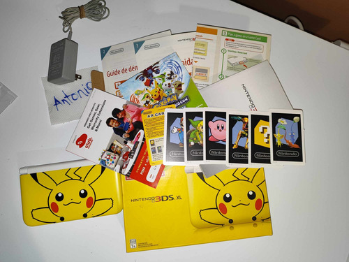 Gameboy Nintendo 3ds Xl Pokémon Pikachu Amarillo Excelente!!