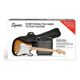 Pack De Stratocaster Squier Sonic Series - Sunburst 2 Colore