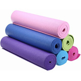 Colchoneta Yoga Pilates Mat 3mm Manta Enrollable Fitness