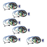 Tira 60 Leds/m Luz Rgb De 40w 5m Ip65 Con Control Paquete 6