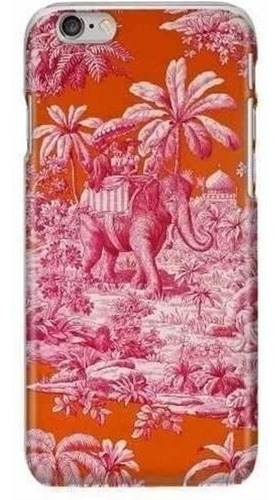 Funda Para Celular Elefante Indu Rojo Para Toda Marca De Cel