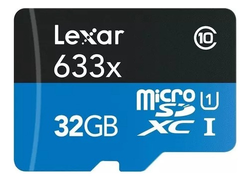 Memoria Micro Sd Lexar 32gb Class 10 A1 Uhs-i 633x 100mb/s