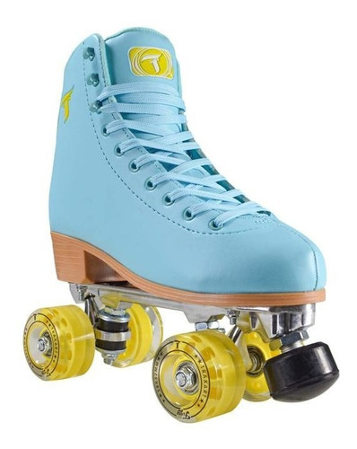 Patins Quad Traxart Foxxy Azul 58mm  Abec-5 + Brinde