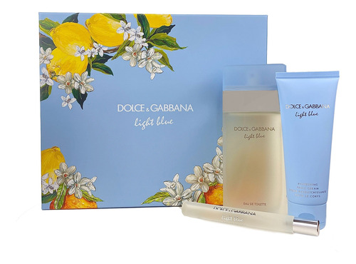 Set De Regalo De 3 Piezas Light Blue Por Dolce & Gabbana