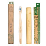 Kit Viajero. Cepillo Meraki/porta Cepillo Bambu-ecofriendly