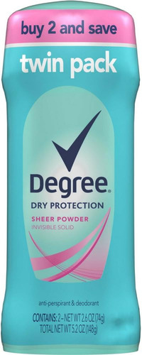 Paquete De 6 Desodorante Polvo Degree Ar - g a $642