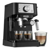 Máquina De Café Expres Y Capuchino De'longhi Stilosa Ec260 Color Negro